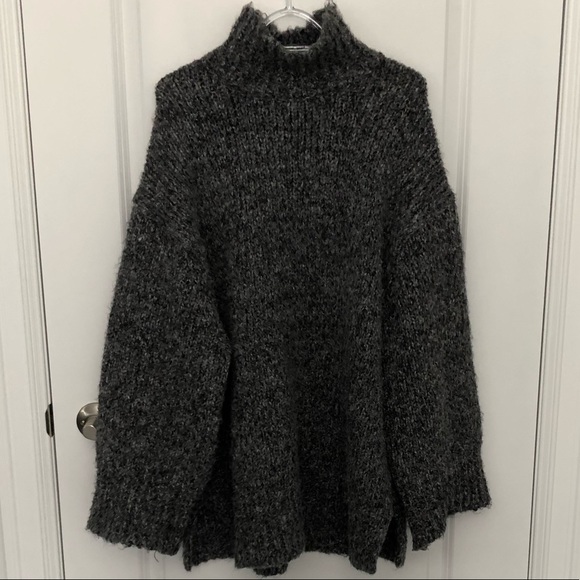 Zara charcoal cozy oversized sweater - Picture 2 of 5
